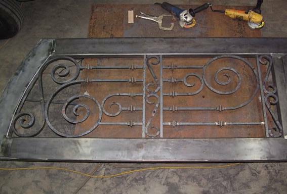 Raw Iron Door