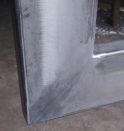 Flat polished iron joint